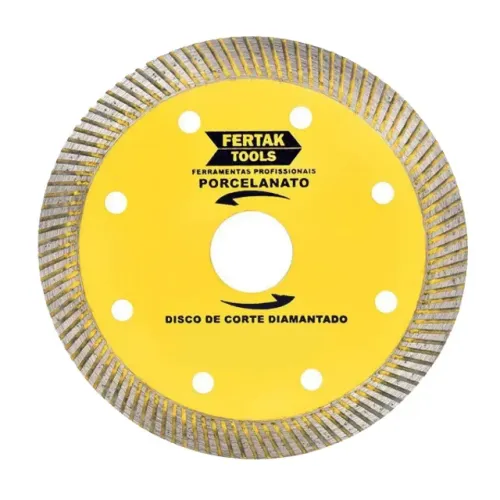 Disco Diamantado Extra Fino Corte Porcelanato 110mm Fertak