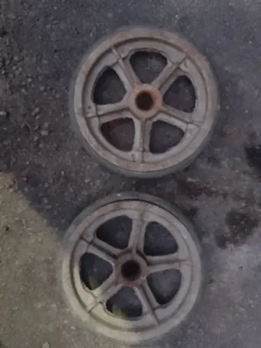 Par de rodas aro 16 ferro fundido