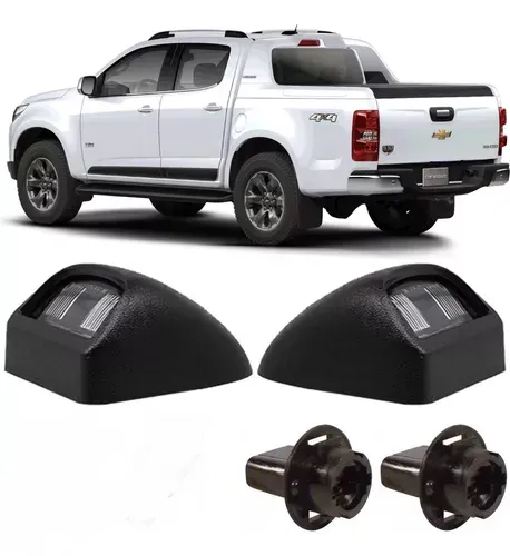 Lanterna de Placa GM S10 ano 2012 até 2018 - Com Soquete