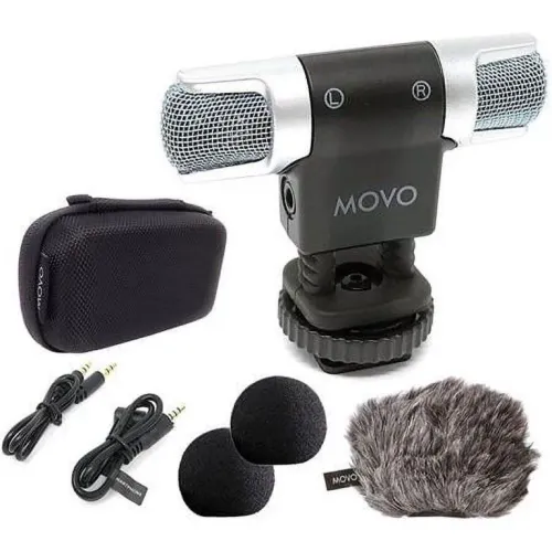 Mic Movo Importado para Câmeras Dslr e Smartphone 