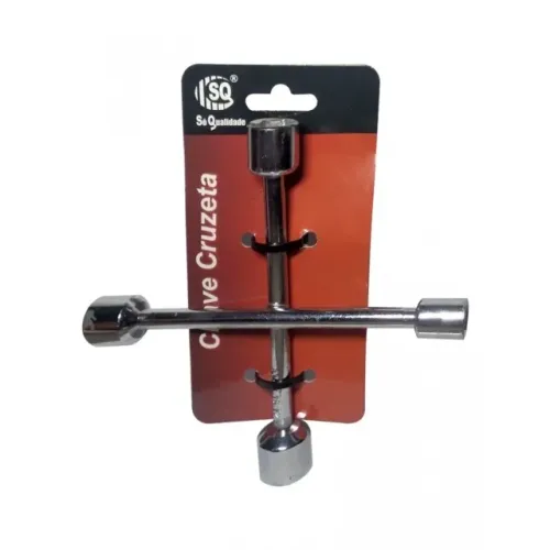 Chave De Roda Cruz Sq Soquete Profissional 10mm Até 17mm
