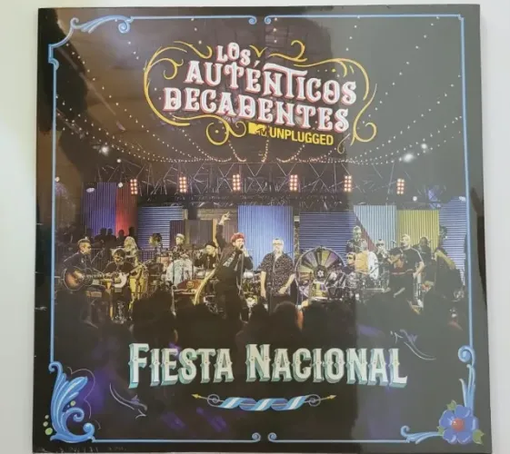 VINIL LP LOS AUTENTICOS DECADENTES MTV UNPLUGGED FIESTA NACIONAL NOVO LACRADO