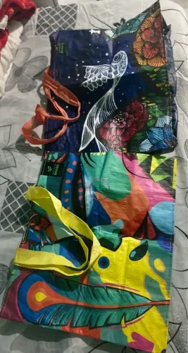 Duas Bolsas de Ombro Artesanais do Brasil