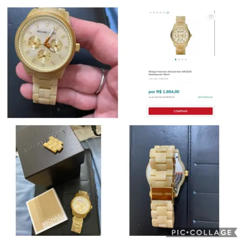 Relógio Michael Kors em madrepérola 