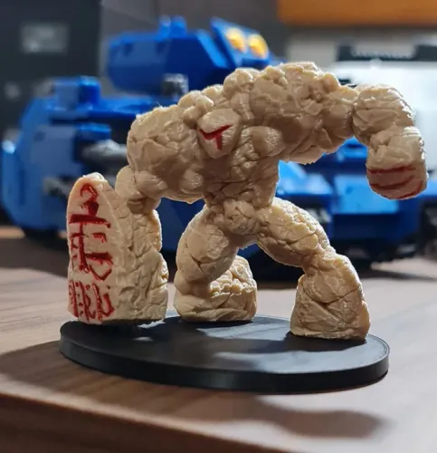Earth Elemental Lord - Kingmaker Promo Pathfinder Battles D&D Huge Miniatura RPG Pedra