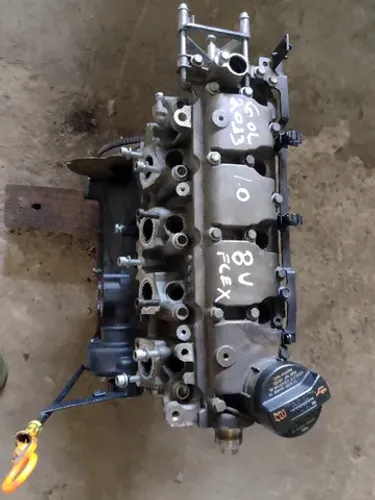 Motor Parcial VW/Gol 1.0 8V. Flex Power 2013. A Base De Troca. Baixado Detran.