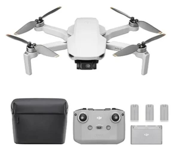 Drone DJI Mini 4k com 3 baterias
