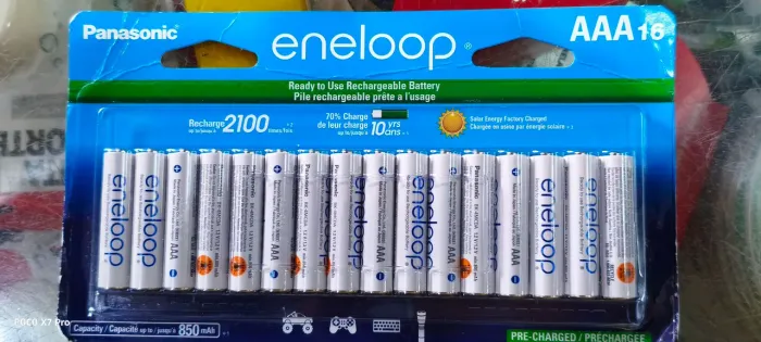 Pilha recarregável AAA16 (16 unidades) Enerloop Panasonic a melhor do mercado