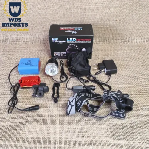 Lanterna Led T6 Farol Bike Profissional