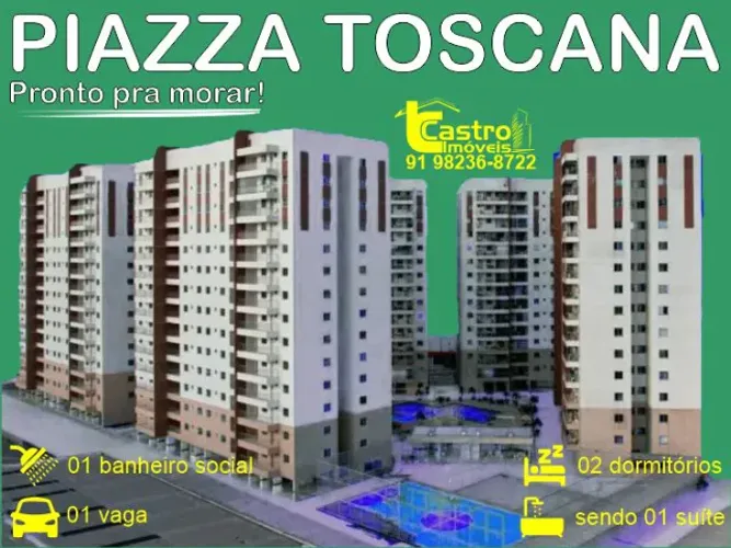 Pronto pra morar! PIAZZA TOSCANA. 2/4. 1 vaga. P334