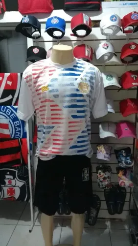 Camisa tricolor de aço