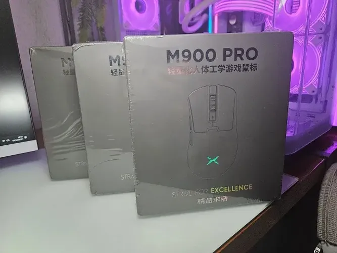 Mouse Gamer 8k PAW3395 ULTRA LEVE c/ Dongle RGB (Ultima Unidade)