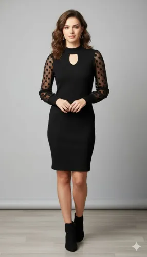 Vestido tubinho preto