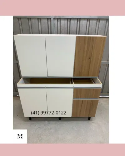 Balcão de Pia e Armário Suspenso 