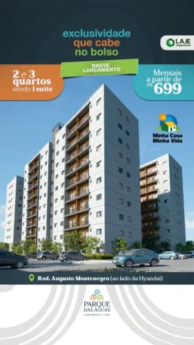 Parque das Águas Condomínio Clube -Lançamento - Belém