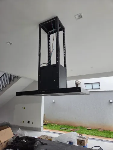 Instalação profissional coifa ilha 