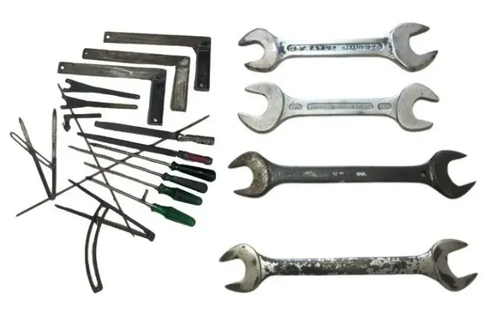 Ferramentas Manuais e Chave de Boca Fixa Diversas Kit 18 Pçs    