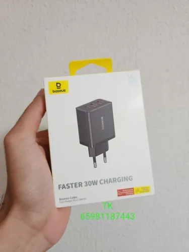 Fonte 30w 3 saídas original Baseus 