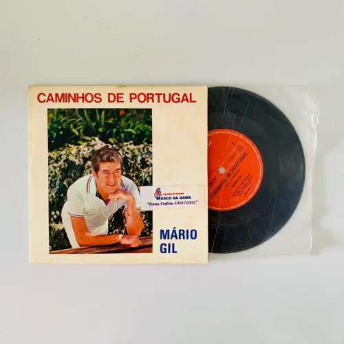 Raro Disco Mário Gil - 1983 - Caminhos de Portugal - Vinil LP música cantor classico retrô