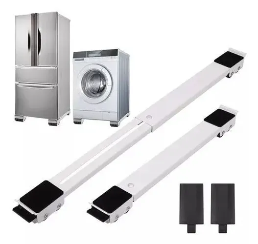 Base c/ rodinhas para geladeira, fogão e máquina (entrega)
