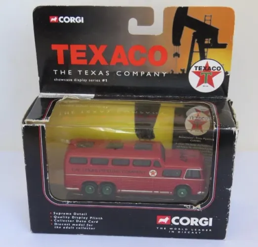 MIINIATURA - ONIBUS SCENICRUISER TEXAS PIPELINE (TEXACO) - marca CORGI número CS90005