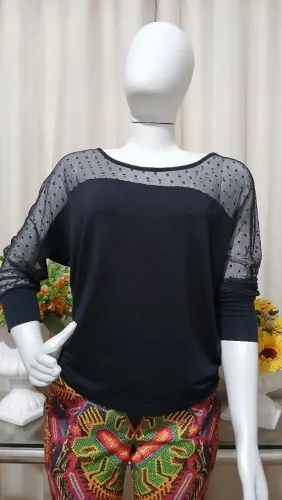 Blusa manga morcego da BELEZA URBANA.<br>?Tam M<br>?35,00