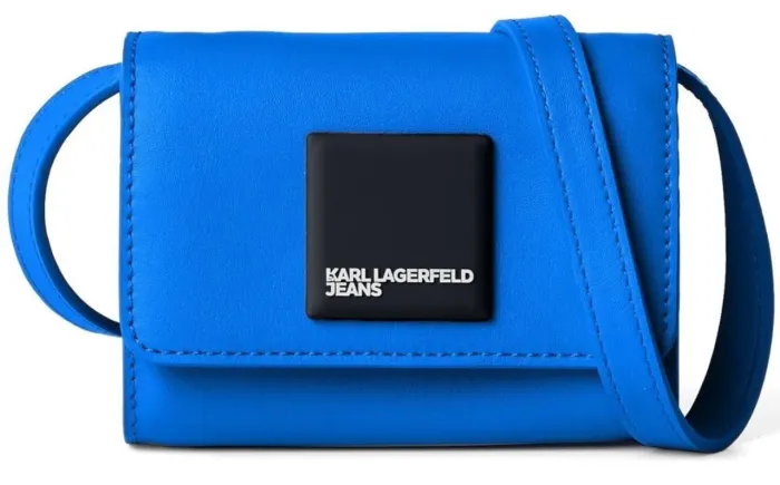 Mini Bolsa Grife Karl Lagerfeld Azul ORIGINAL