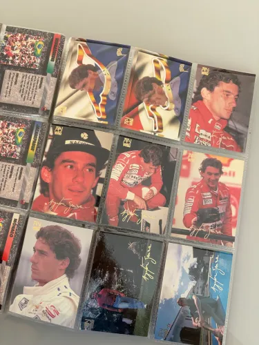 Coleção Ayrton Senna Cards Multieditorial - Anos 90 - Rara e Completa