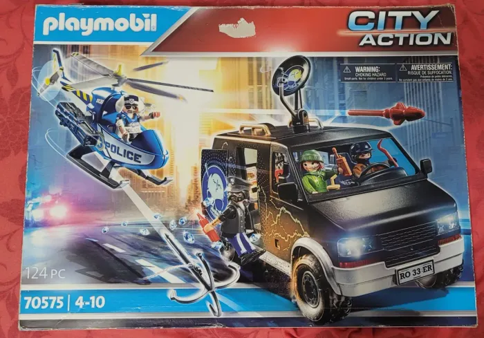 Playmobil City Action - Carro da Polícia com Helicóptero