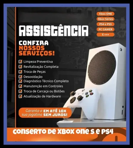 Xbox one S conserto e acessórios 