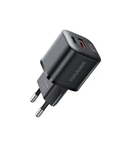 Carregador 20W Essager - USB C/A - Compatível com Iphone e Android