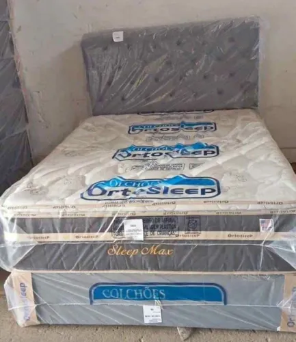 Cama Box Casal OrtoSleep Sleep Max Colchões