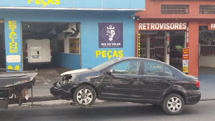 Sucata Polo Sedan 1.6 8V EA111 2008 para retirada de peças 