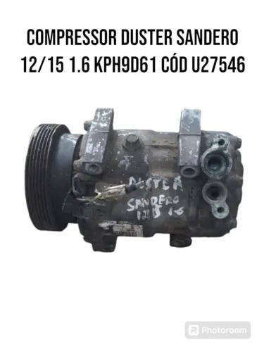 Compressor de ar condicionado duster sandero 1.6 12/15
