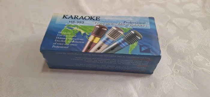 Microfone Profissional Dinâmico KARAOKE HS-993