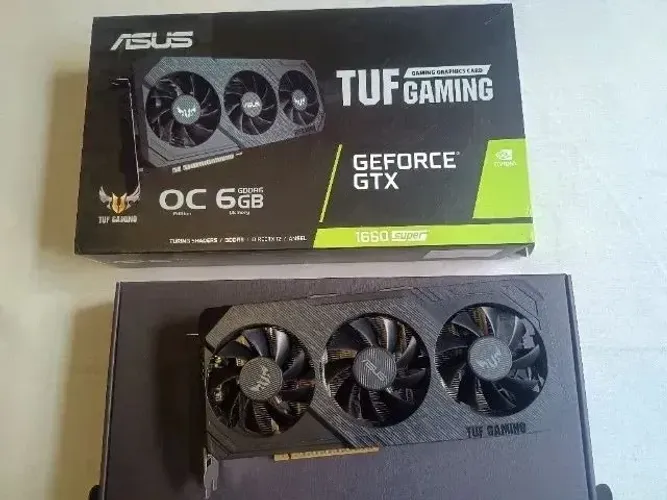 Placa de vídeo 1660 super Asus TUF3 6 Gb