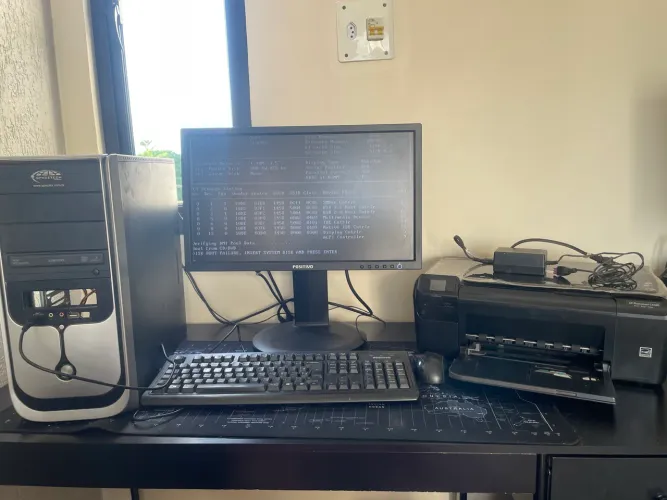 Kit completo Monitor + Pc + Impressora + Periféricos