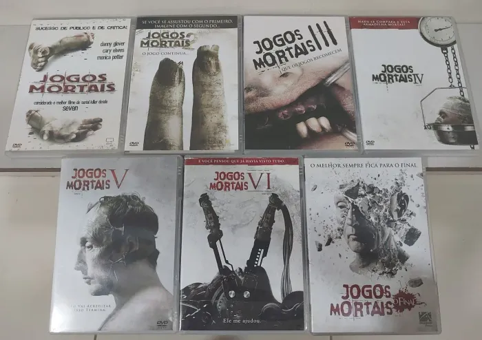 Jogos Mortais - DVD - Coleção Completa 1 ao 7