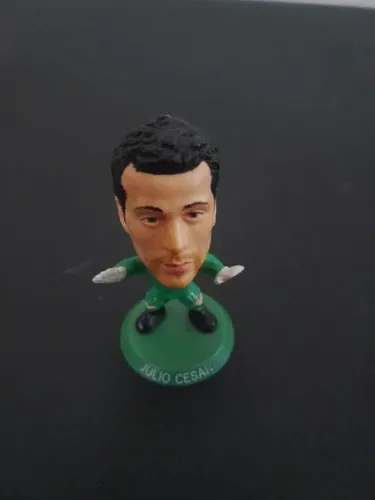 Boneco Julio Cesar Goleiro Flamengo Seleção Brasileira Brasil Mini craque