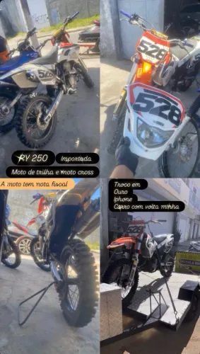 Moto de trilha e moto Cross 