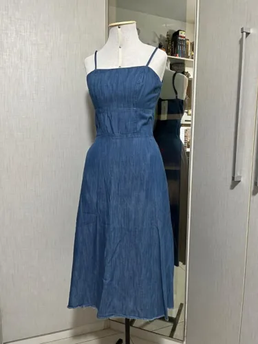 Vestido jeans - PP - Zinzane