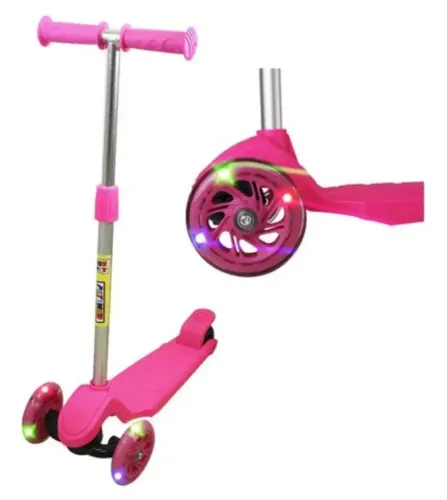 OFERTA PATINETE INFANTIL COM LED NAS RODAS ATÉ 40KG MÁXIMO