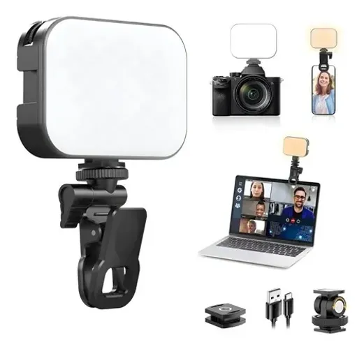 Luz LED Profissional RGB Fotografia e Vídeo com Suporte para Celular - Ring Light