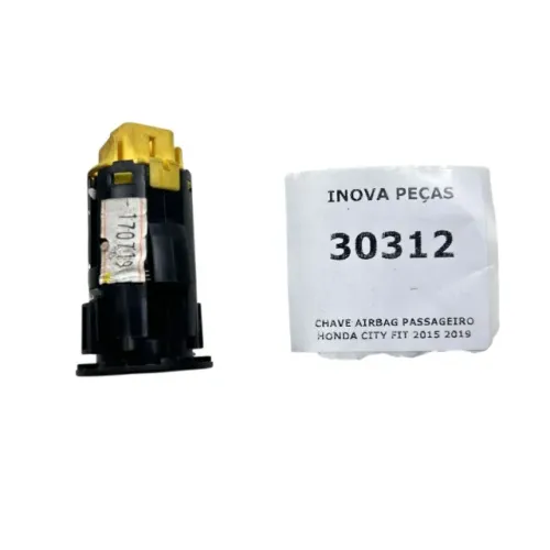 Chave Airbag Passageiro Honda City fit 2015 2019