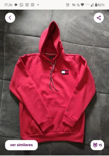 Moletom Tommy Hilfiger Vermelho