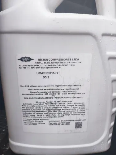 Óleo B5.2 Bitzer 5L