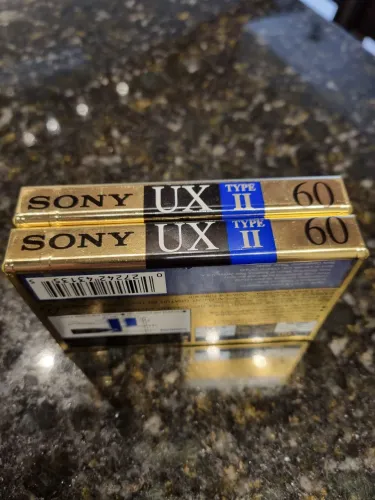Fita k7 cassete SONY UX ll lote c/2 unidades