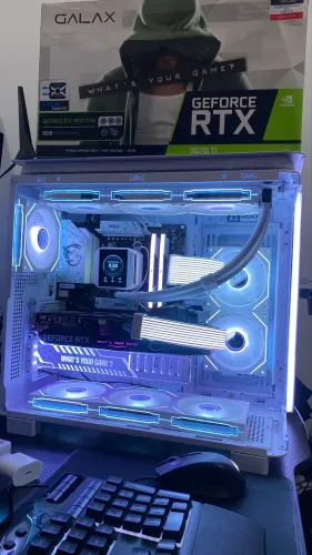 RTX 3070 Ti + Fan Extra + Suporte RGB