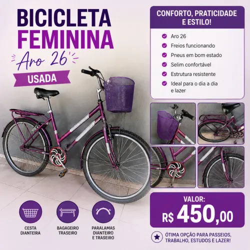 Bicicleta feminina