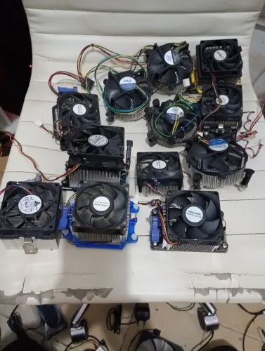 Kit 12 Cooler para placa mãe